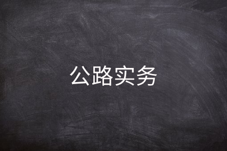 公路实务