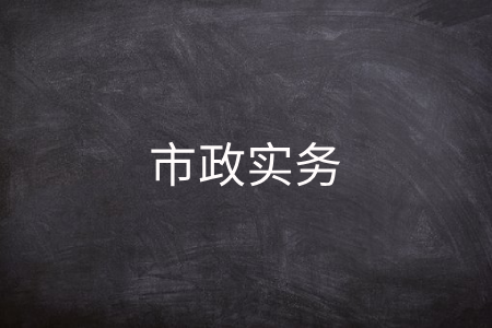 市政实务